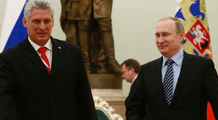 cuba, rusia, miguel diaz-canel, presidente de cuba en rusia, moscu, vladimir putin