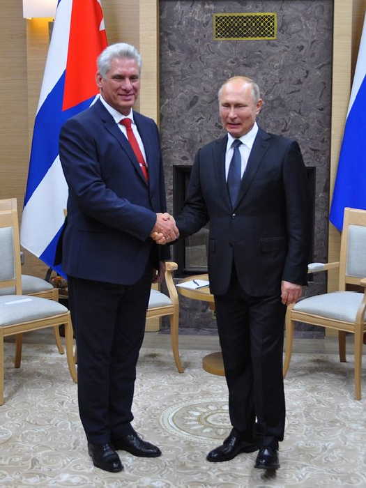 cuba, rusia, miguel diaz-canel, presidente de cuba en rusia, moscu, vladimir putin