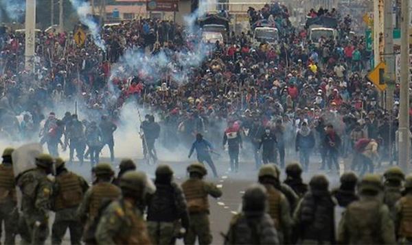 ecuador, manifestaciones, lenin moreno