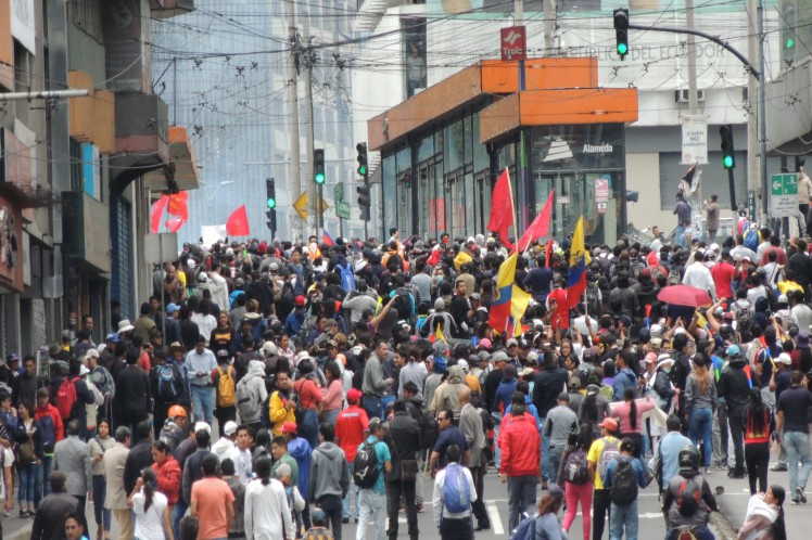 ecuador, lenin moreno, manifestaciones, estado de excepcion