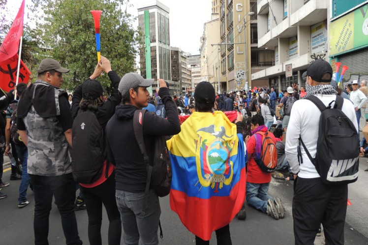 ecuador, lenin moreno, manifestaciones, estado de excepcion