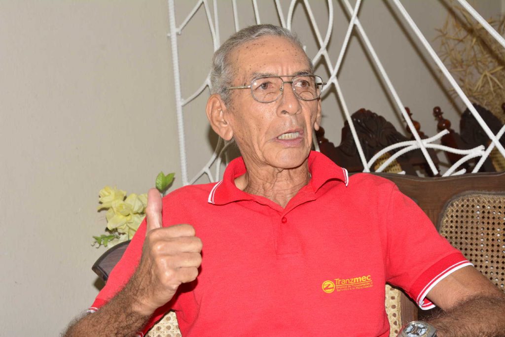 Ponono: “Las milicias en Sancti Spíritus se crearon antes que en La Habana y otras partes del país”. (Foto: Vicente Brito / Escambray)