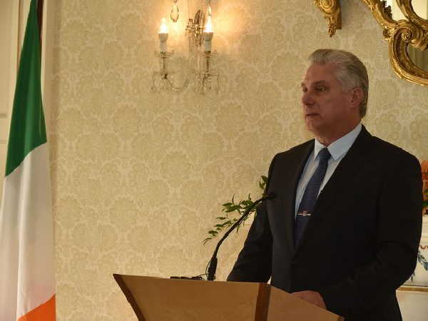 cuba, miguel diaz-canel, presidente de la republica de cuba, irlanda, presidente de cuba en irlanda