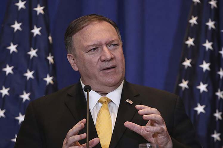 Pompeo apuntó que la citación 'sólo puede ser entendida como un intento de  intimidación'. (Foto: PL)