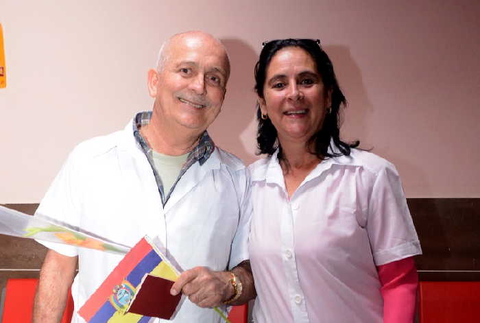 ecuador, sancti spiritus, medicos cubanos, colaboradores cubanos