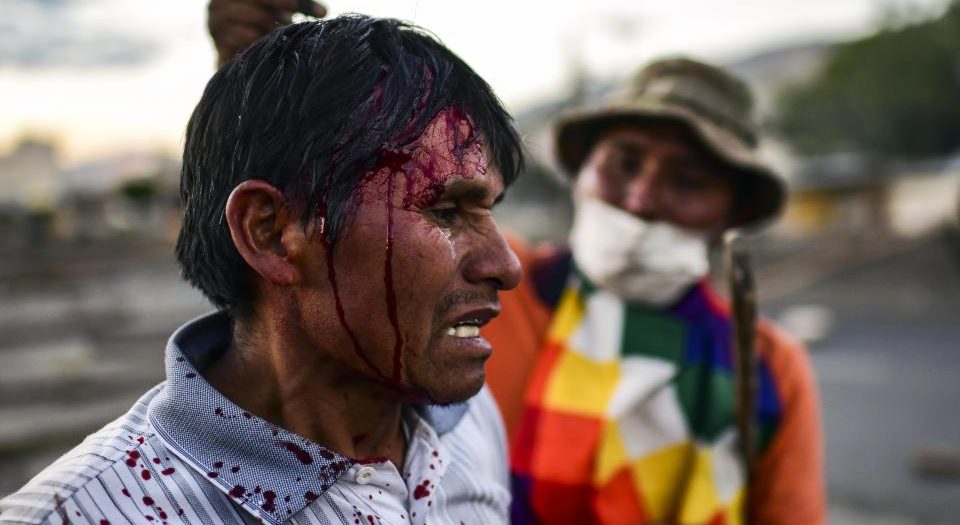 Bolivia, Golpe, violencia, prensa