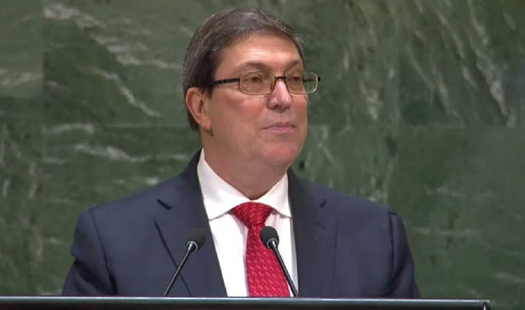 cuba, bloqueo de eeuu a cuba, bruno rodriguez, canciller cubano, onu