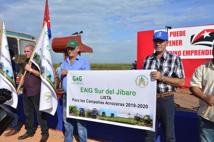 sancti spiritus, arrocera sur del jibaro, cosecha de arroz, la sierpe