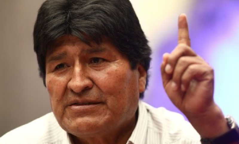 Evo Morales reports de facto government corruption in Bolivia 