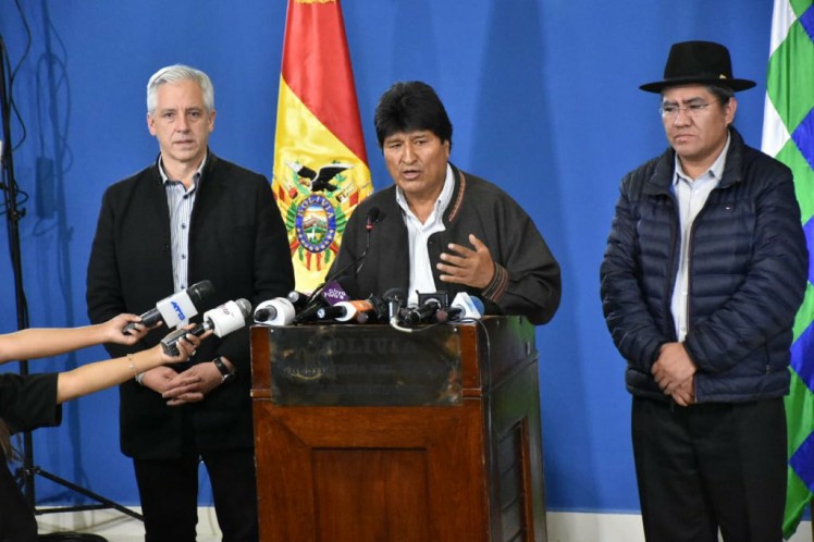 Evo Morales convocó a nuevas elecciones generales. (Foto: PL)