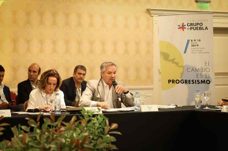 Ese mecanismo de integración compuesto por varias personalidades del continente, manifestó su solidaridad con el pueblo democrático y pacífico de Bolivia. (Foto: PL)