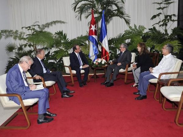 cuba, raul castro, miguel diaz-canel, presidente de la republica de cuba, aniversario 500 de la habana, francia, François Hollande 