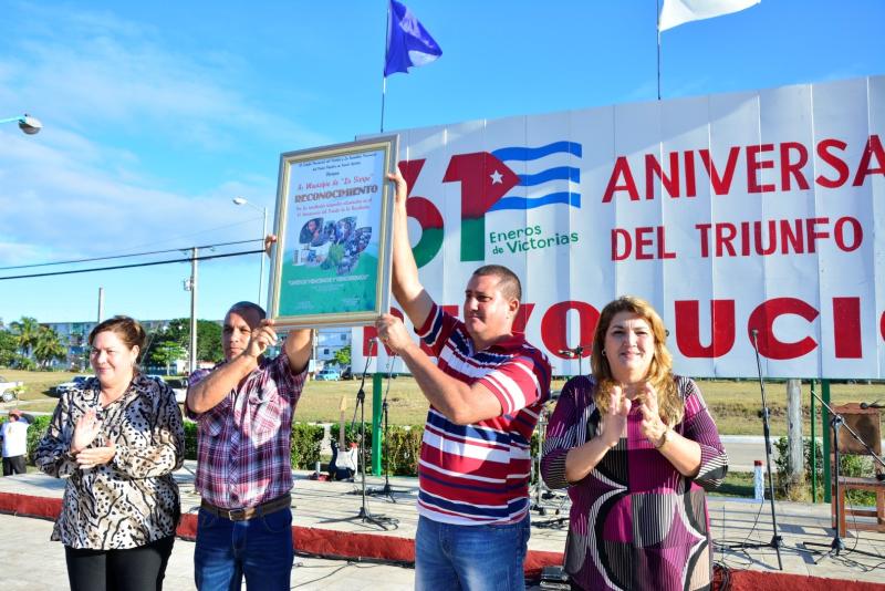 sancti spiritus, la sierpe, aniversario 61 del triunfo de la revolucion