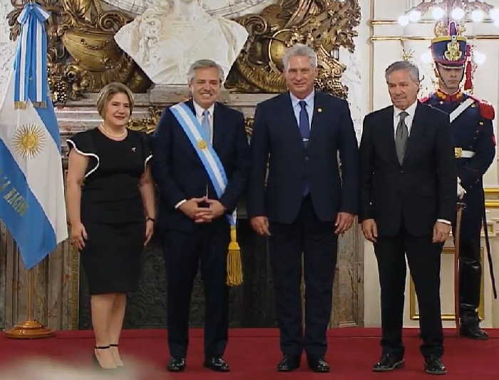 cuba, argentina, miguel díaz-canel, alberto fernandez, cuba-argentina, presidente de la republica de cuba