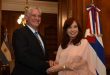 cuba, argentina, miguel díaz-canel, alberto fernandez, cuba-argentina, presidente de la republica de cuba, cristina fernandez