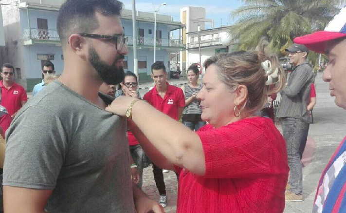 Javier Brizuela Cardoso, un joven de estos tiempos, un joven de ciencia, fue merecedor del Sello Forjadores del Futuro. (Foto: Ada González)