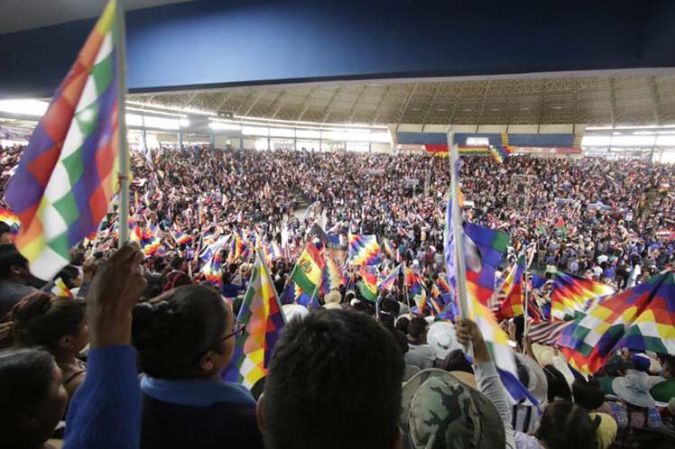 Evo Morales resultó proclamado como el jefe de campaña del Movimiento Al Socialismo para las elecciones de 2020. (Foto: PL)