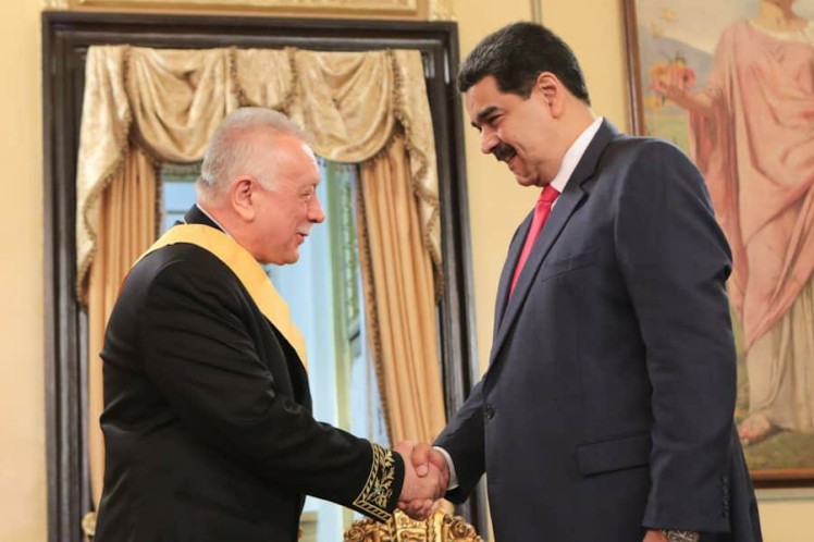 Maduro intervino en un acto de reconocimiento al embajador de Rusia en Venezuela, Vladimir Fedorovich. (Foto: PL)