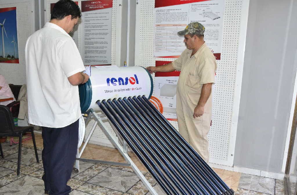 sancti spiritus, copextel, calentadores solares