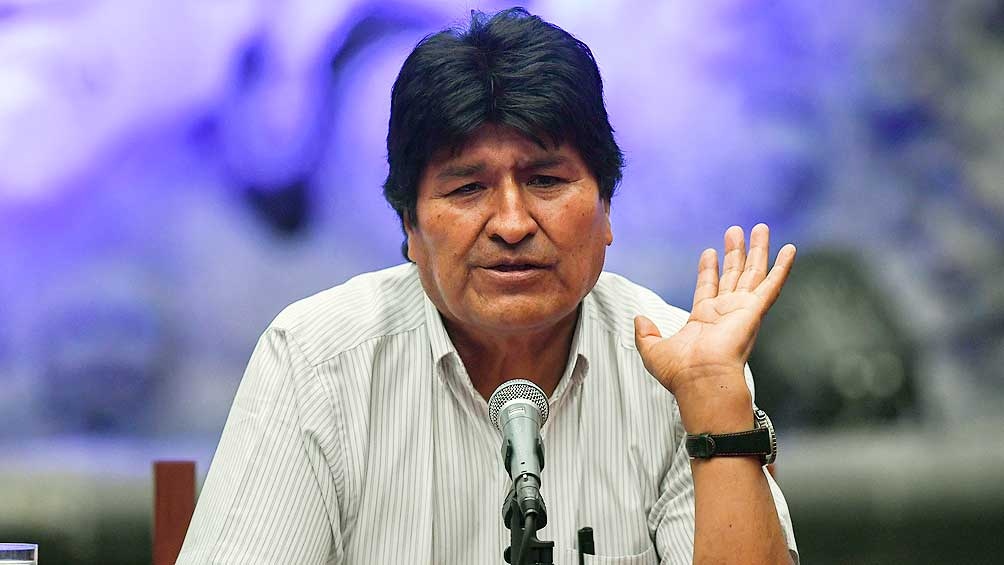 'Hemos recuperado la  Patria y ahora vamos a defenderla del fascismo y racismo', subrayó el ex presidente boliviano. (Foto: Télam)