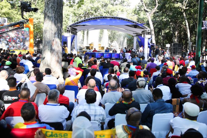 Más de 400 delegados, invitados nacionales e internacionales, estuvieron en el encuentro. (Foto: @PresidencialVen)