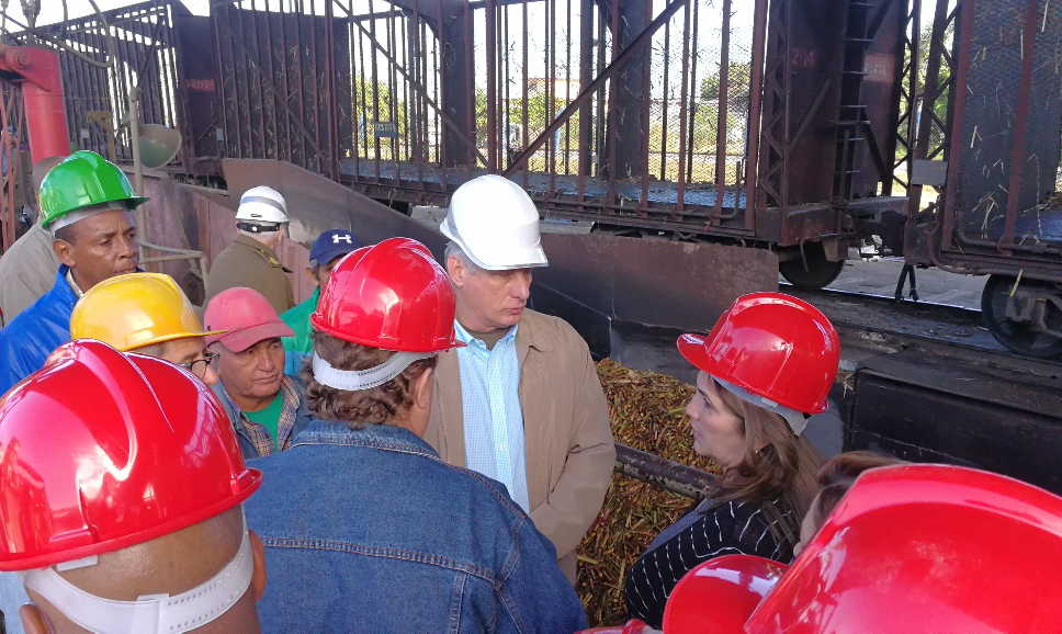 sancti spiritus, miguel diaz-canel bermudez, presidente de la republica de cuba, central de uruguay