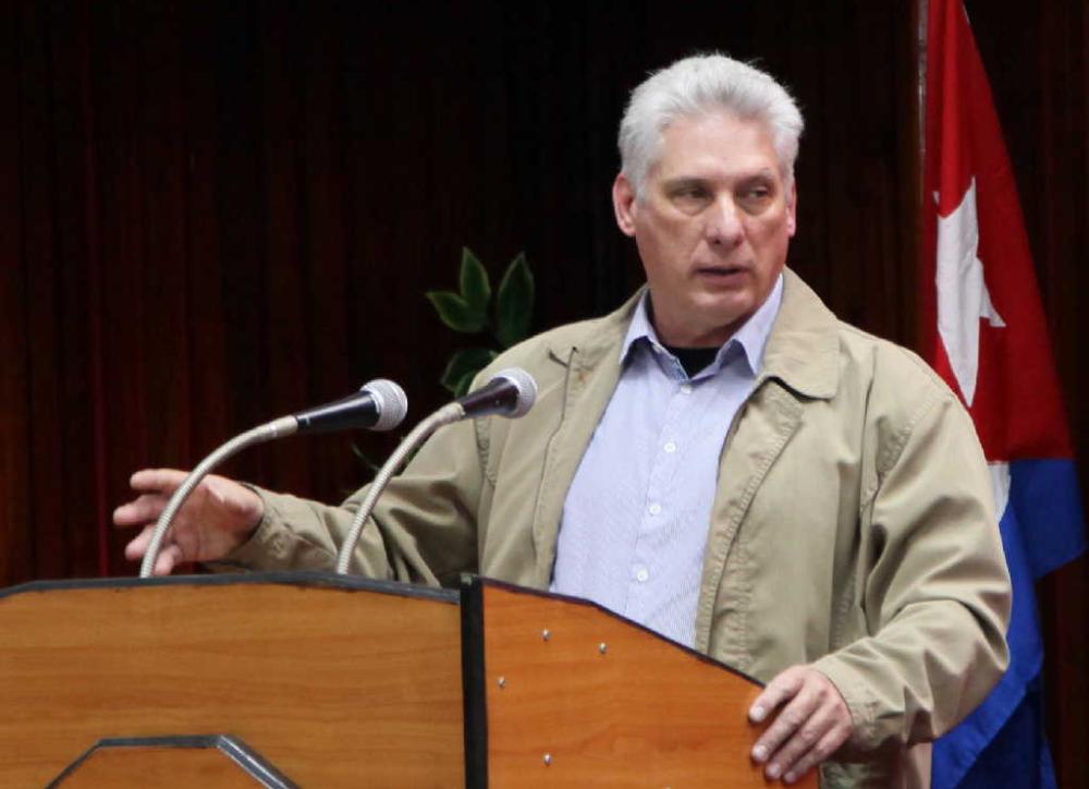 sancti spiritus, miguel diaz-canel, presidente de cuba en sancti spiritus, vivienda, produccion de alimentos, construccion de viviendas