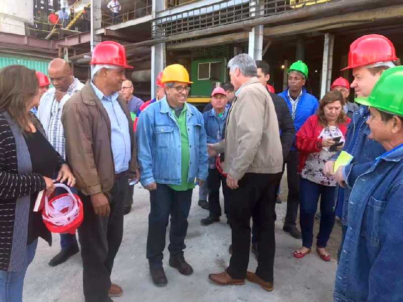 sancti spiritus, miguel diaz-canel bermudez, presidente de la republica de cuba, central de uruguay