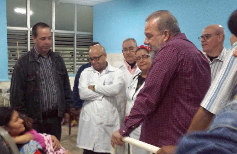 sancti spiritus, hospital pediatrico jose marti, salud publica, manuel marrero, primer ministro, jose angel portal miranda