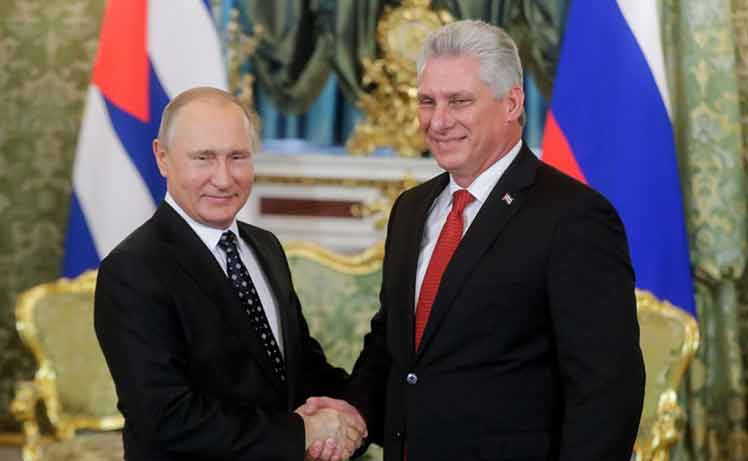 cuba, rusia, vladimir putin, miguel diaz-canel, presidente de la republica de cuba