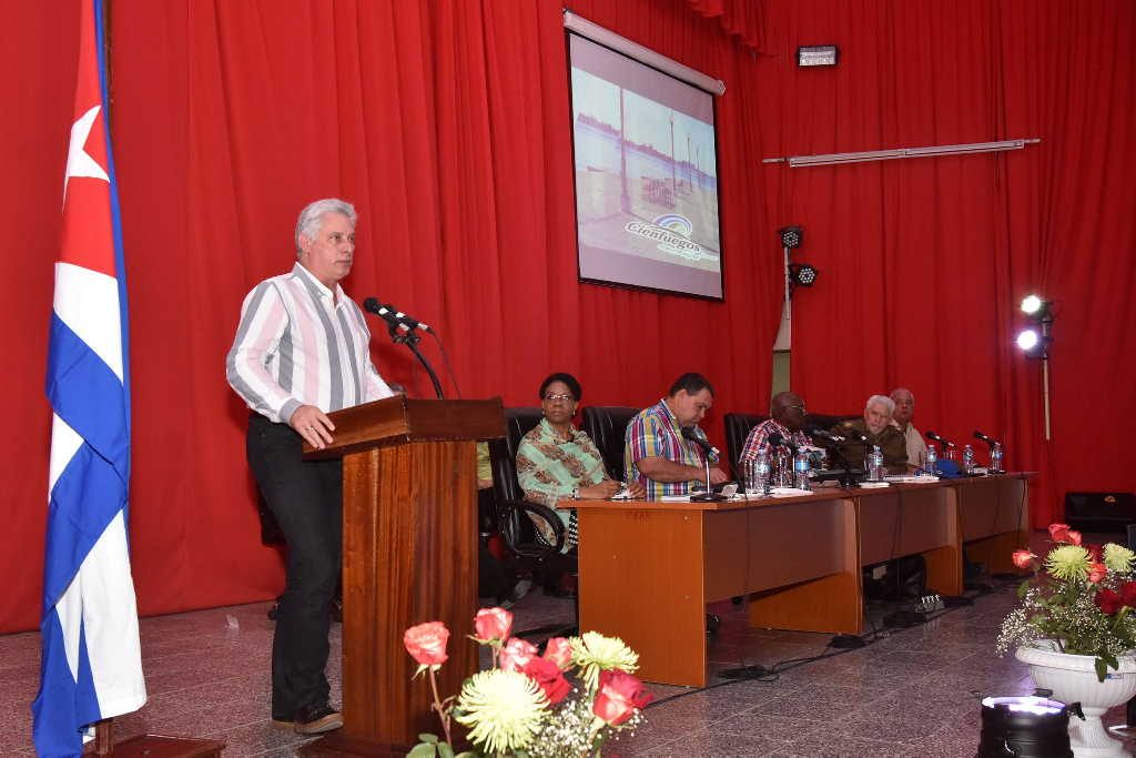 cienfuegos, miguel diaz-canel, presidente de la republica de cuba