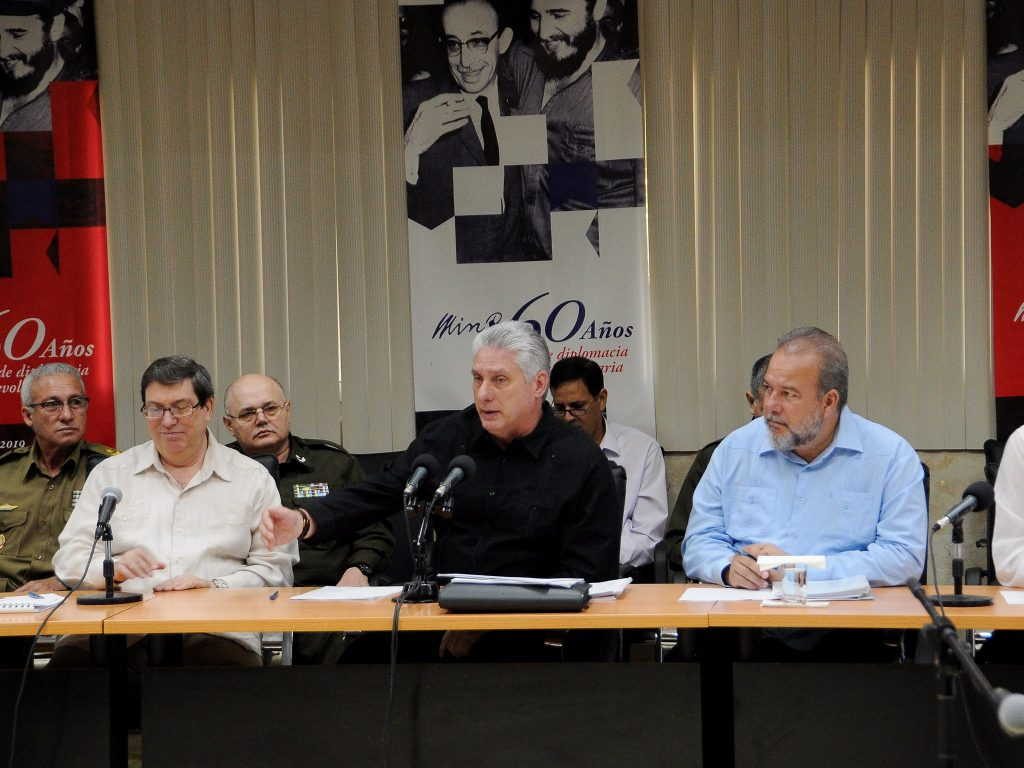 cuba, minrex, relaciones exteriores, miguel diaz-canel, presidente de la republica de cuba