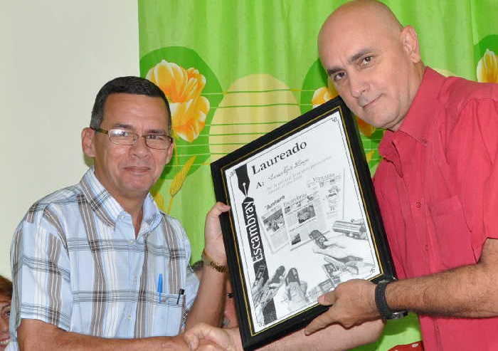 sancti spiritus, upec, periodico escambray, enrique ojito linares