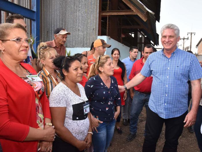 cienfuegos, miguel diaz-canel, presidente de la republica de cuba