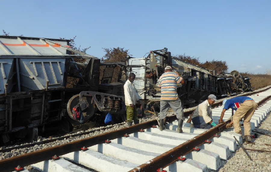 sancti spiritus, via ferrea, ferrocarriles, accidente ferrea, descarrilamiento tren