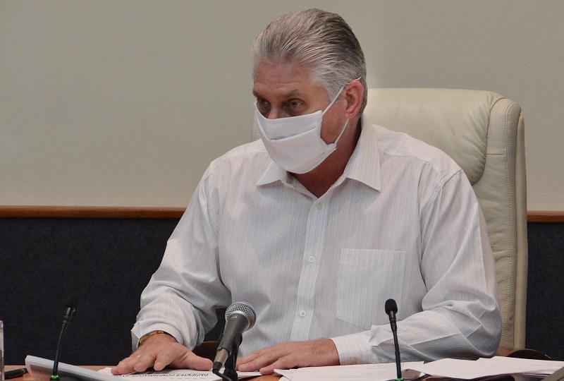 cuba, miguel diaz-canel, coronavirus, covid-19, presidente de la republica de cuba