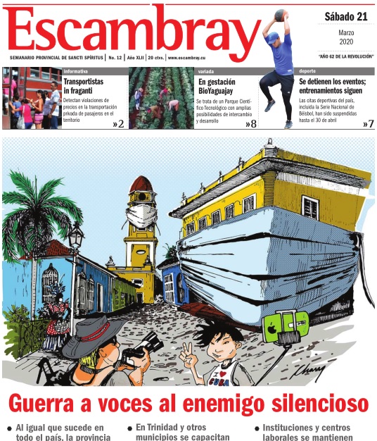 Escambray impreso 21 de marzo, 2020