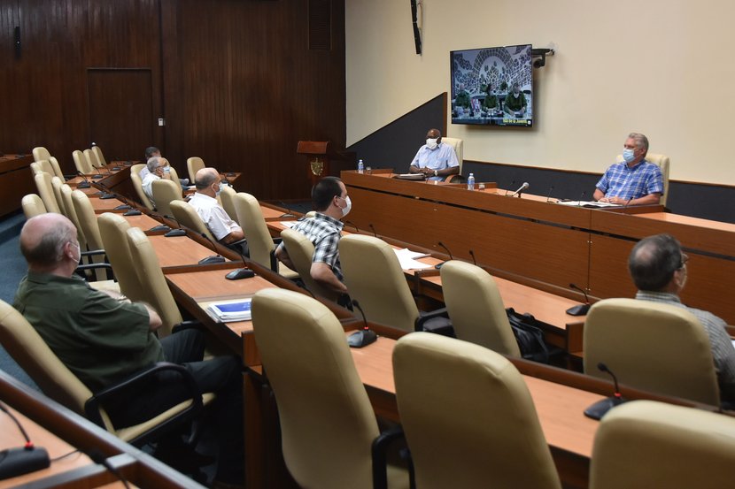 La dirección del país instó a mantener todas las medidas adoptadas para contener la pandemia. Foto: Estudios Revolución.