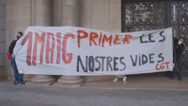 Las tradicionales manifestaciones y desfiles en las calles debieron suspenderse. 