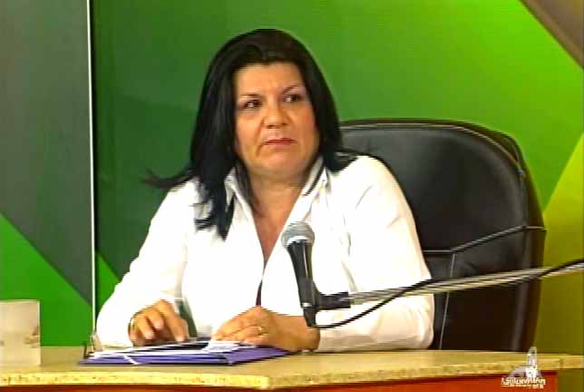 Doctora Magali Echemendía, rectora de la Universidad de Ciencias Médicas Faustino Pérez Hernández. (Foto: Tomada de Centrovisión)