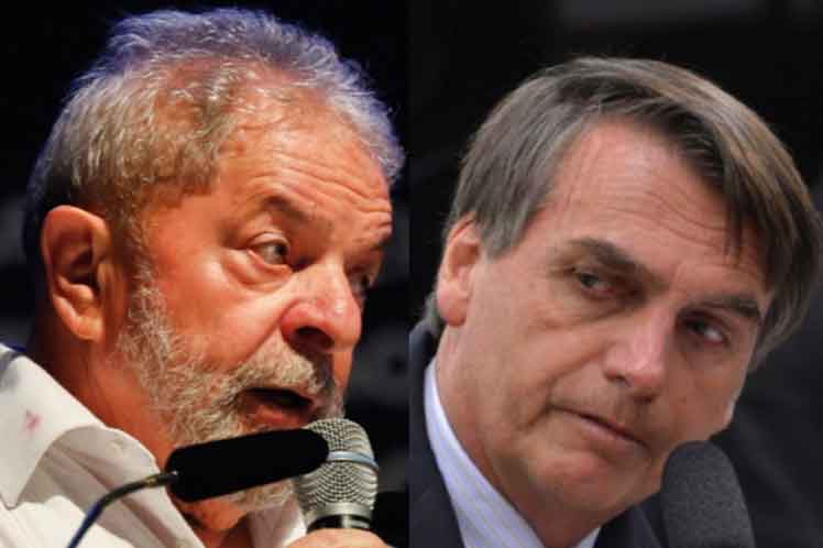 Lula criticó al gobierno de Bolsonaro por la explosión de muertes e infectados de Covid-19. (Foto: PL)