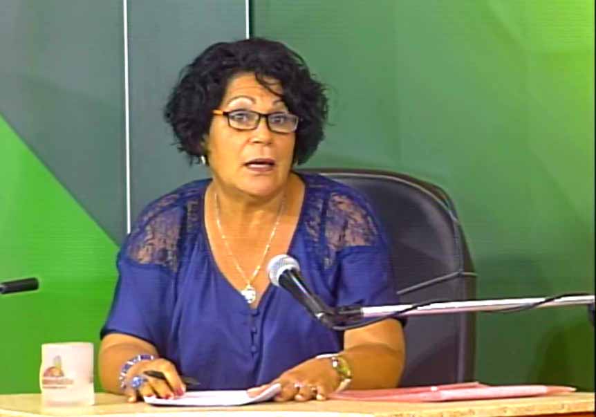 Delvia Castellanos, del Gabinete Psicopedagógico de la Universidad José Martí.  (Foto: Tomada de Centrovisión)