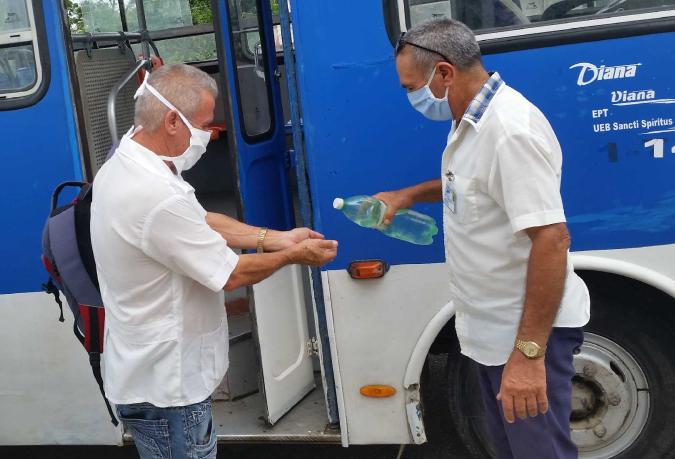 sancti spiritus, yaguajay, covid-19, coronavirus, salud publica, transporte