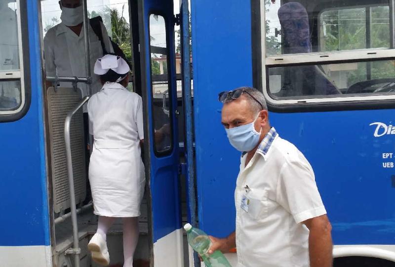 sancti spiritus, yaguajay, covid-19, coronavirus, salud publica, transporte