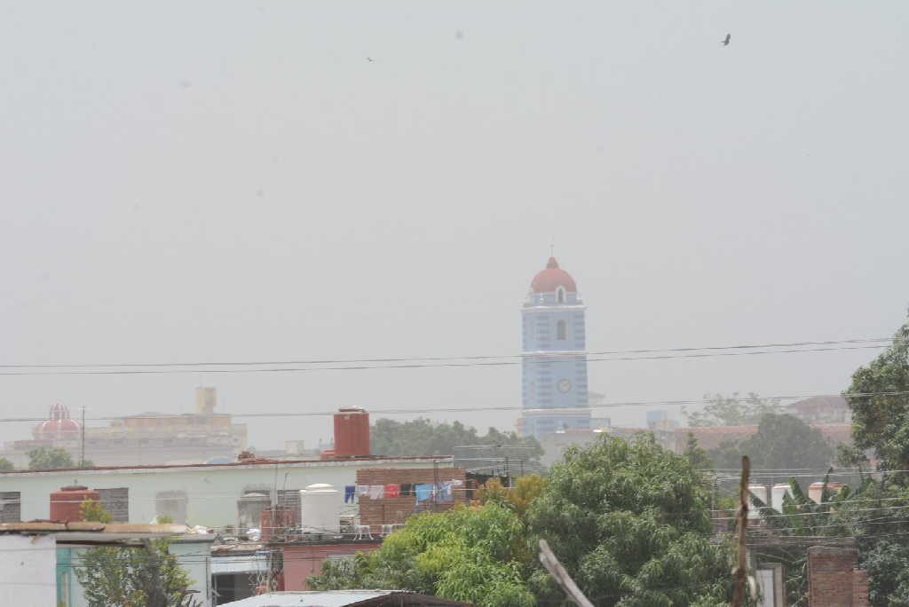 sancti spiritus, polvo del sahara, meteorologia, trinidad