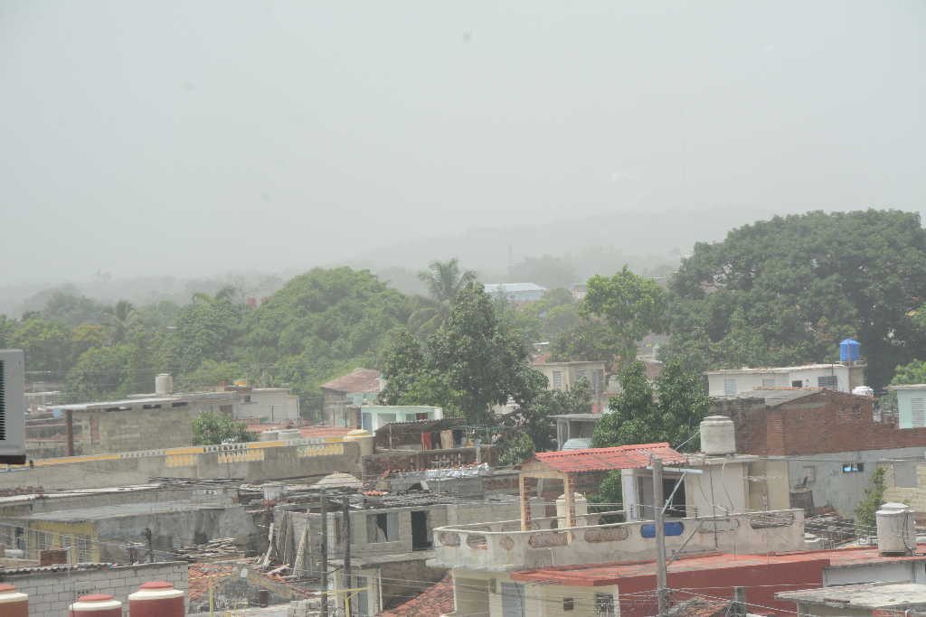 sancti spiritus, polvo del sahara, meteorologia, trinidad