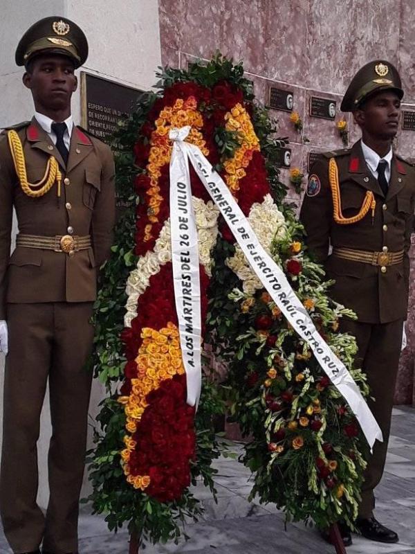 santiago de cuba, 26 de julio, asalto al cuartel moncada, raul castro, miguel diaz-canel, cementerio santa ifigenia