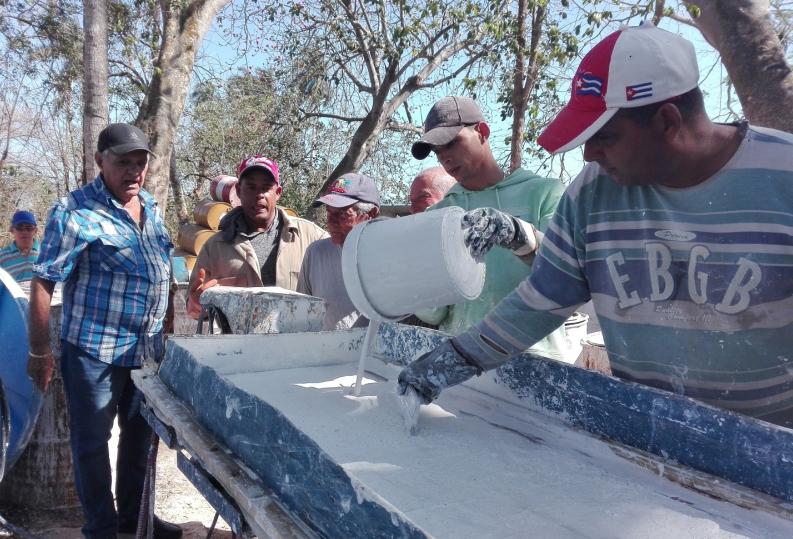 sancti spiritus, guayos, minindustria, pintura, economia cubana