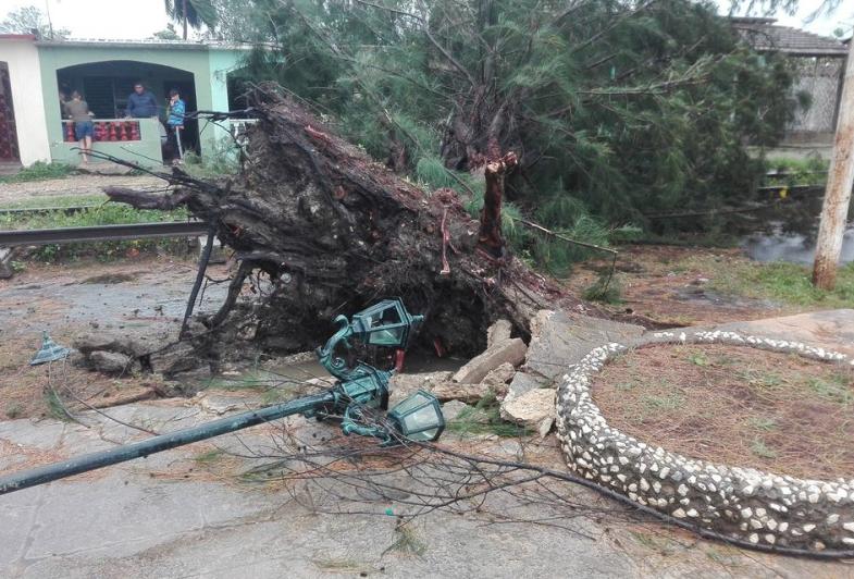 sancti spiritus, tormenta tropical laura, redes electricas, empresa electrica, ciclones, desastres naturales