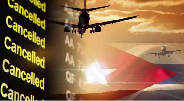 La entrada en vigor de la prohibición de vuelos al país incrementa los costos humanos y financieros de anteriores restricciones a los viajes. (Foto: PL)